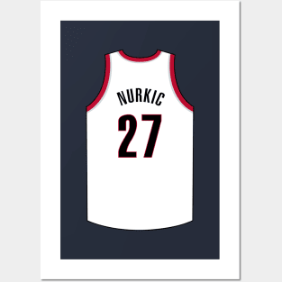 Jusuf Nurkic Portland Jersey Qiangy Posters and Art